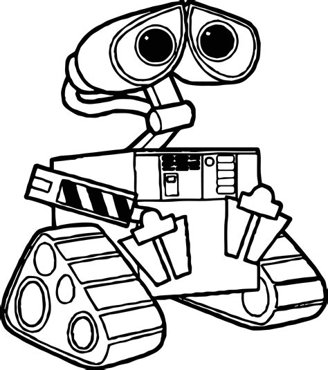 wall-e coloring pages